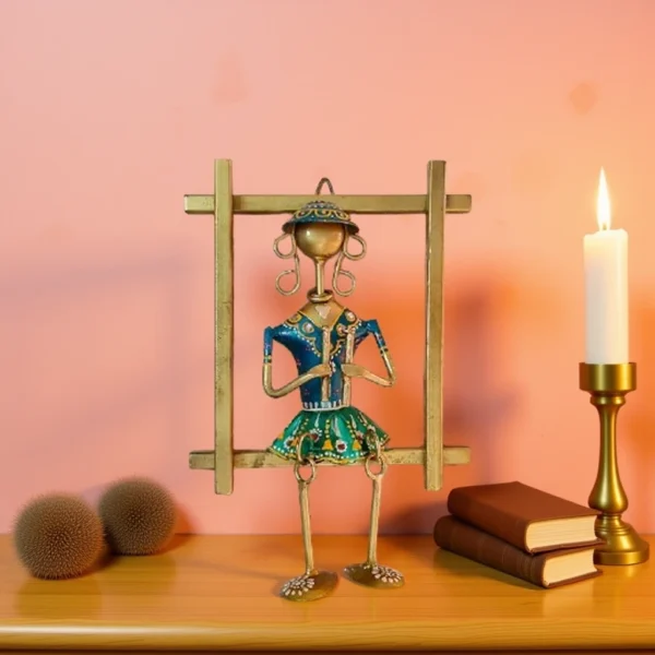Handcrafted Iron Wall Art – Set of 3 (Women Idols) - Image 3